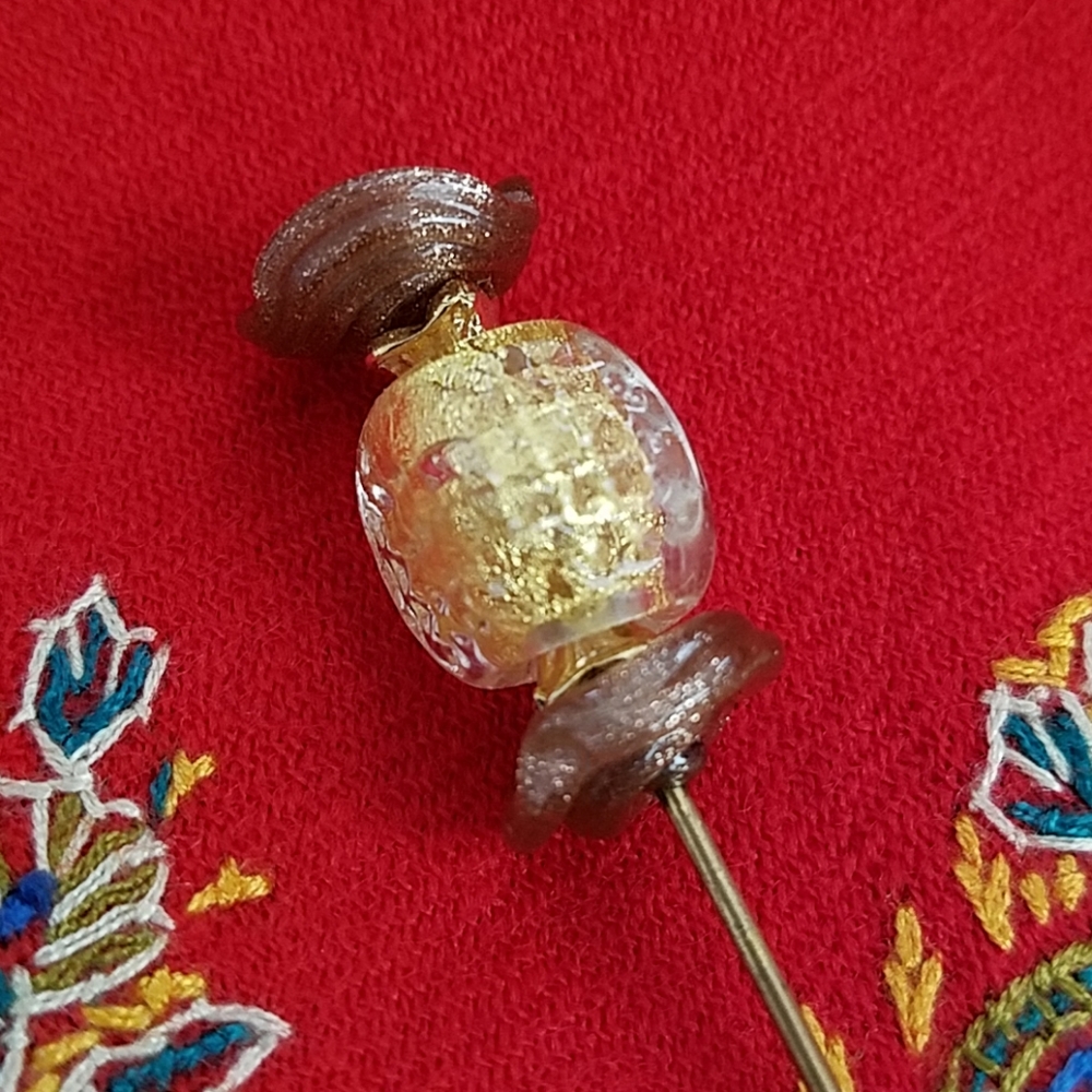 Glass Stick Pin